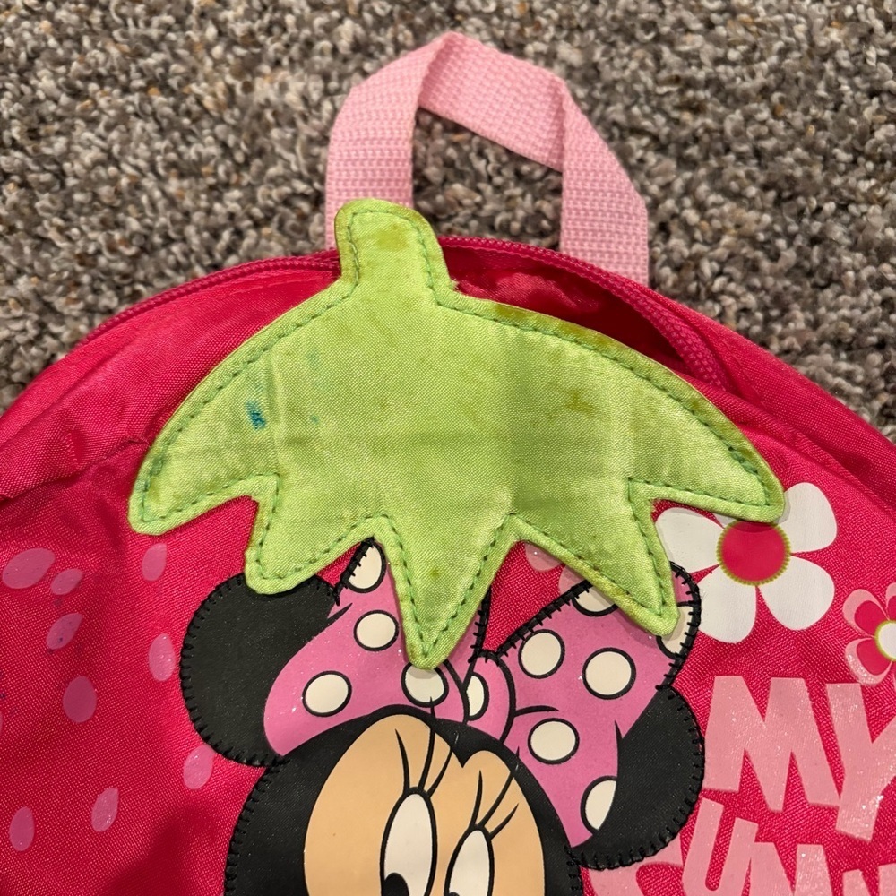 Minnie Mouse Strawberry Backpack - Picture 3 of 6